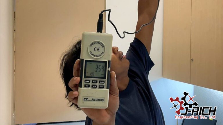 ตรวจสอบ ระบบท่อส่งลมเย็น ธนาคารกรุงศรีฯ