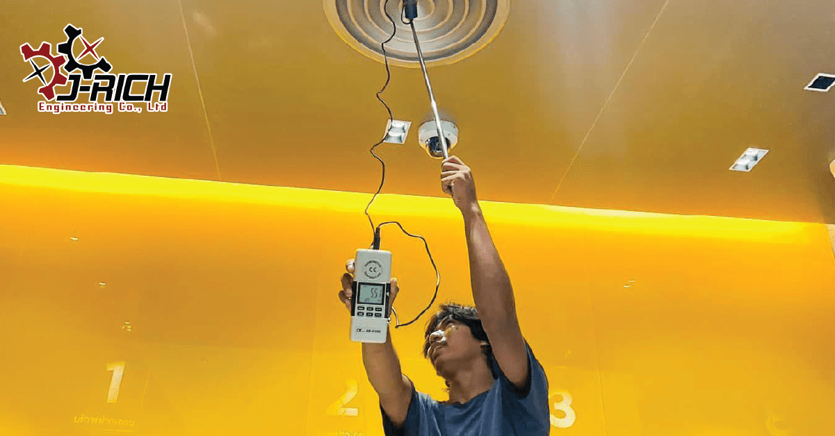 ตรวจสอบ ระบบท่อส่งลมเย็น ธนาคารกรุงศรีฯ