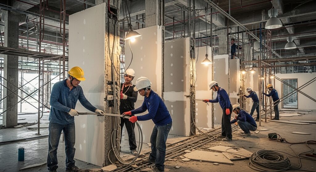 งานรื้อถอนภายในอาคาร งานคืนอาคาร - Interior Demolition and Building Reinstatement