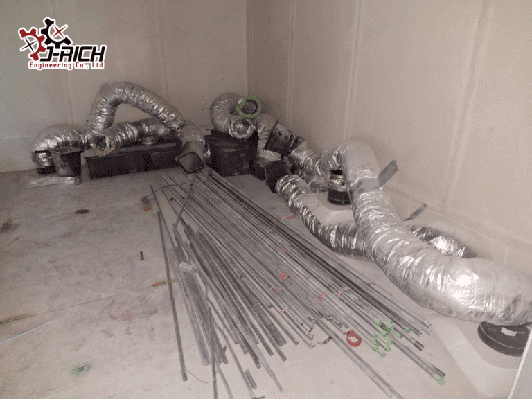 งานย้ายหัว สปริงเกอร์ และ ท่อลมแอร์ อาคารชินวัตร 3 ชั้น 13