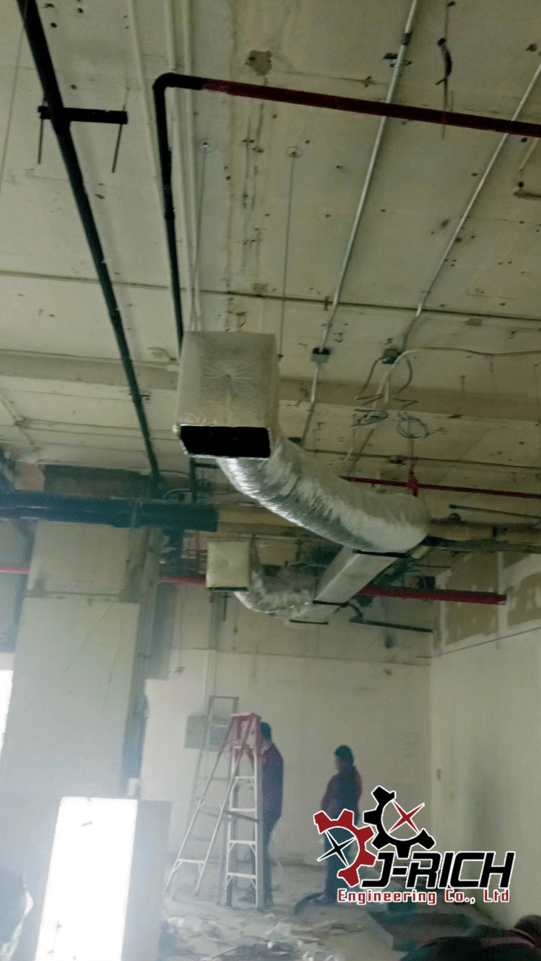 งานติดตั้ง ท่อดักท์ อาคารเพลินจิตเซนเตอร์